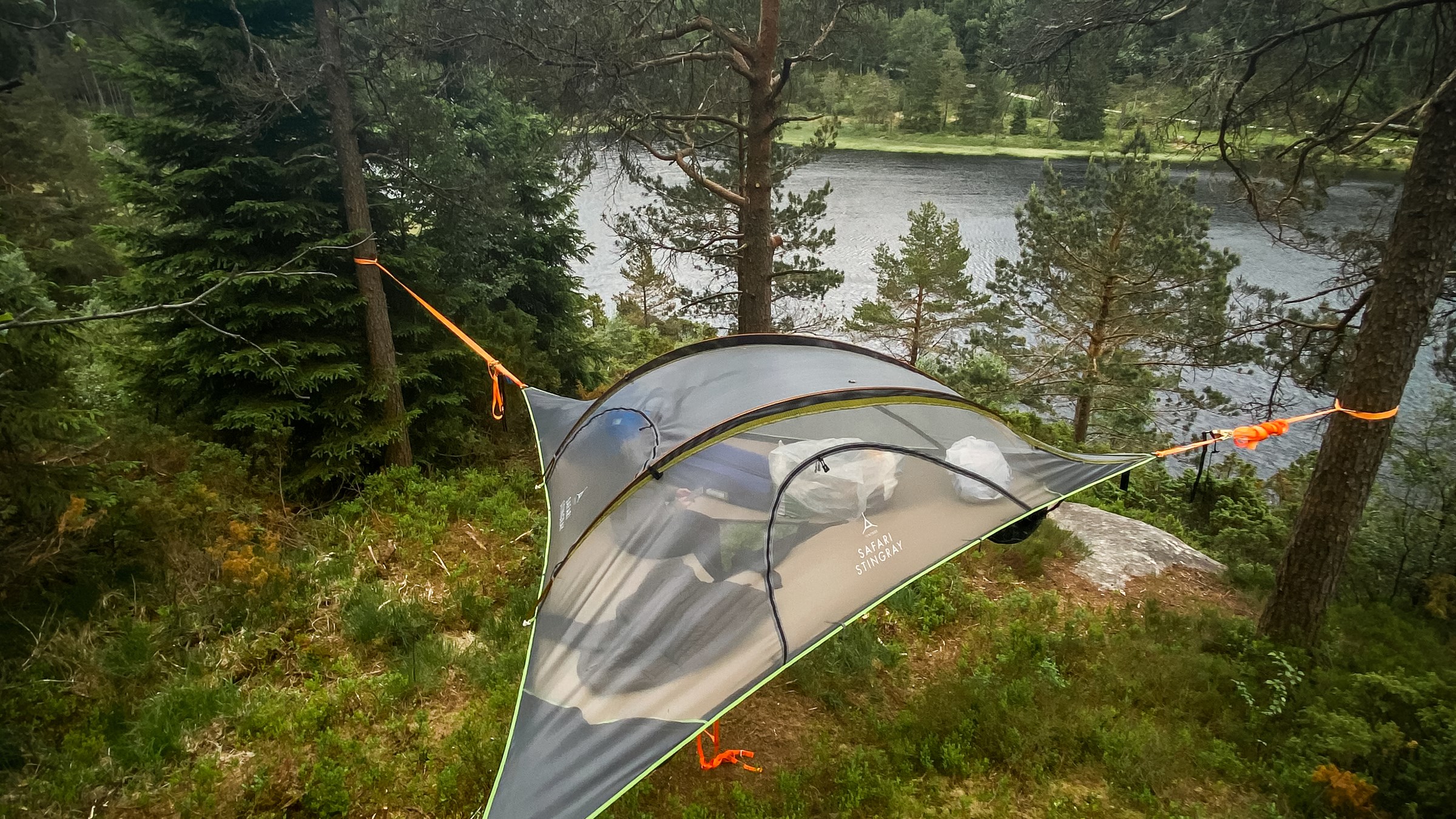 Badeplassen ved Sveveteltene